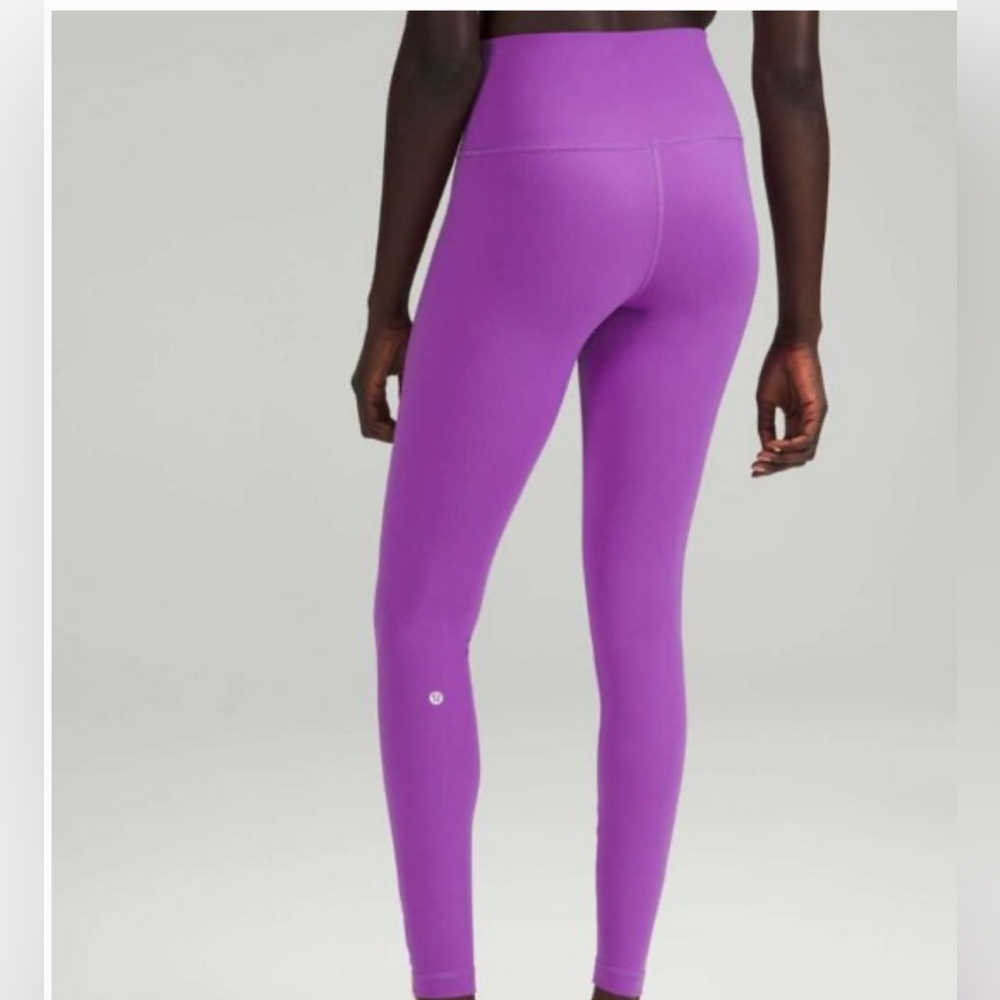 LULULEMON wunder train Moonlight Magenta leggings size 4
